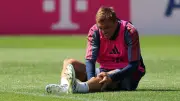 Schrecksekunde im Bayern-Training: Palhinha nach Zweikampf verletzt