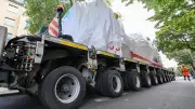 Siemens Energy: 420-Tonnen-Turbine emissionsfrei in Moabit verladen