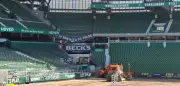 Tribüne im Weserstadion nach Bauunfall teilweise eingestürzt