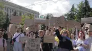 Ukraine: Proteste gegen Selenskyj dauern an – Tu-95-Bomber zerstört