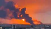 Ukrainische Drohnen setzen Ölanlagen in Russland in Brand