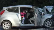 Vater stirbt bei Unfall auf B401, Tochter schwebt in Lebensgefahr