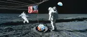 WM-Ball auf dem Mond: Warum Fußball dort ganz anders wäre