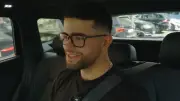 WM-Quiztaxi in Frankfurt: Leon erlebt seinen großen Moment