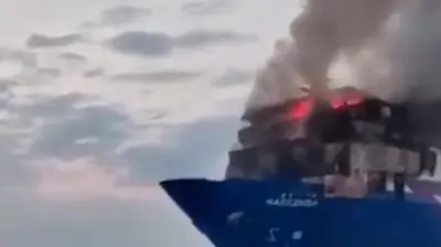 Drohnenangriff auf Frachter Nadezhda im Schwarzen Meer