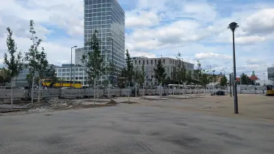 Europaplatz am Hauptbahnhof: Bau bald abgeschlossen
