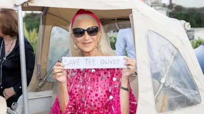 Helen Mirren kämpft gegen Olivenbaum-Sterben in Apulien