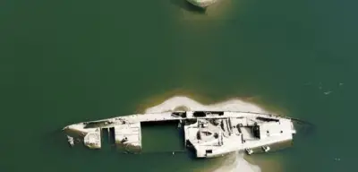 Hitzewelle legt Nazi-Schiffswracks in der Donau frei