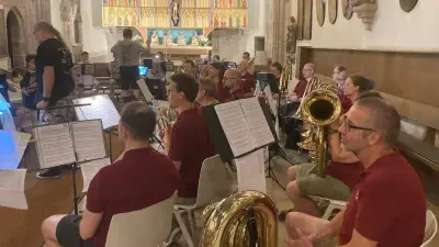 Posaunenweltrekord in Nürnberg: Musiker aus Pfuhl dabei