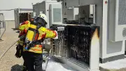 Feuer in Sallach: Verteilerkasten steht in Flammen