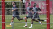 Reha in München: Saibari, Musiala und Davies schwitzen für Comeback