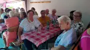 Sommerabschluss des DEF-Frauenbunds bei Familie Strauß in Nördlingen